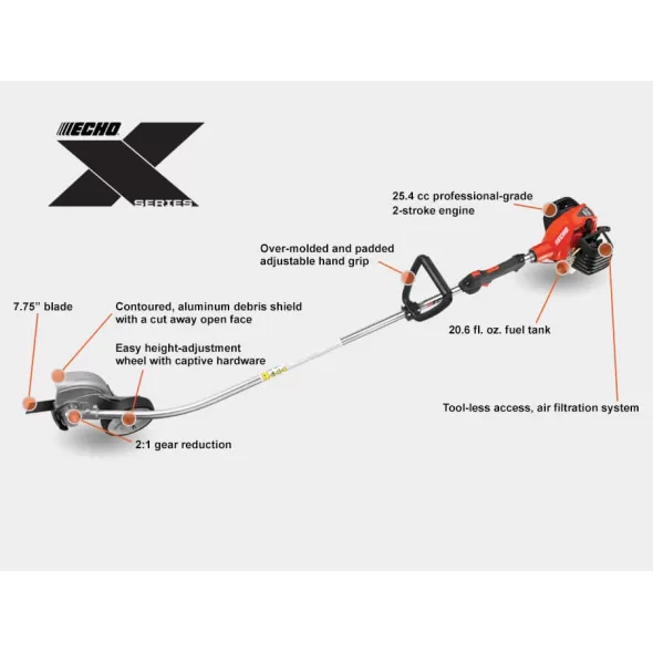 Curve Shaft Edger, Aluminum Shield Magnesium Engine