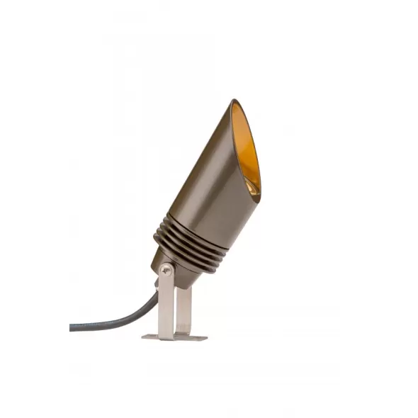 Up Light, 2 W Integrated LED Bronze Metallic Die-Cast Aluminum FB Series Dimming/Zoning