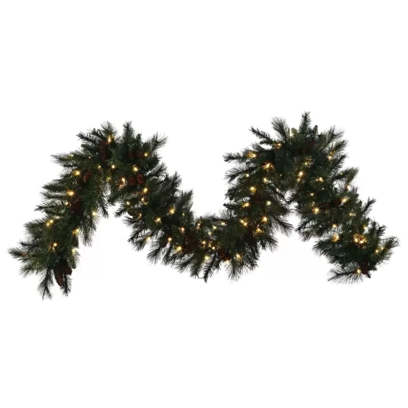 HBL LED Mixed Noble Garland Warm White 16' X 14" | MGARL-16-WW-LED