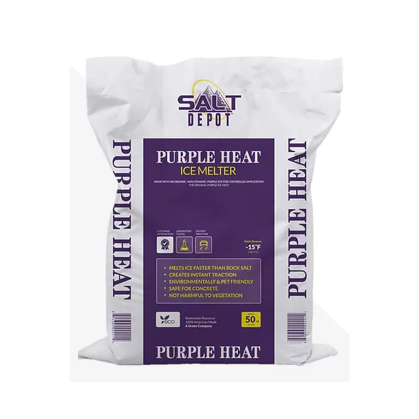 Ice Melt Wight Purple Heat 50 lb Bag | ICEPURPLEHEAT50