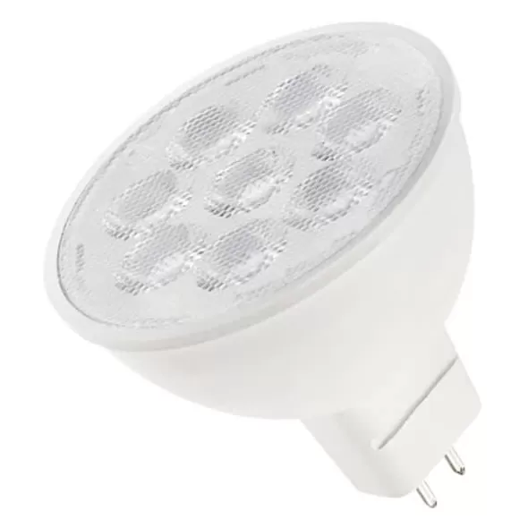 Lamp, 7 W Bi-Pin MR-16 550 Lumens 2700K LED 35° Flood White Contractor Series