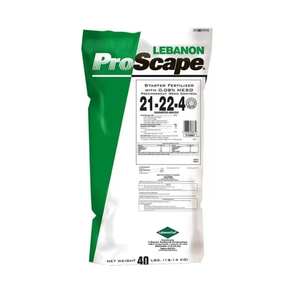 Starter Fertilizer, 40 lb Bag 9300 sq-ft Coverage Granular Off-White Combo Pre-Emergent with 0.08 Mesotrione SGN 125