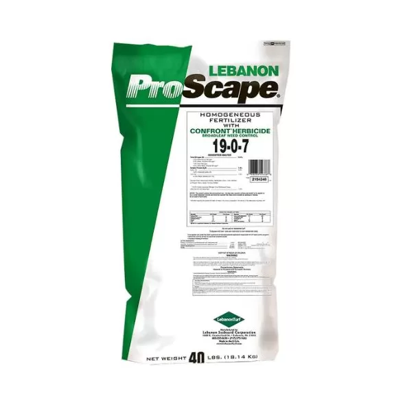 Homogeneous Fertilizer, 40 lb Bag 12800 sq-ft Coverage Granular Multi-Color with Confront® Herbicide