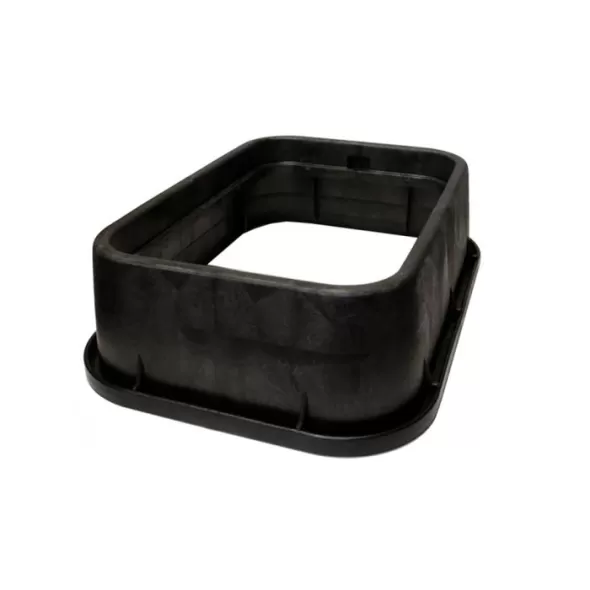 Extension Box, 13" x 20" x 6" Rectangular Polyolefin Black Standard