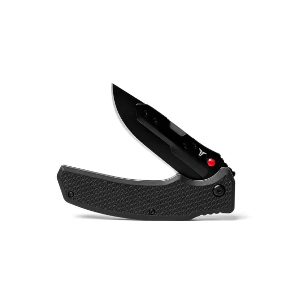Replaceable Blade Knife, 1.25" W X 3.36" Close X 6" L Open X 0.375" H 3Cr13 Stainless Steel Black Fiberglass-Filled Nylon Handle | TRU-FMK-0005
