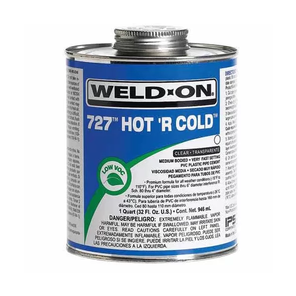 Ips PVC Cement 727 Gallon 10840 Hot Or Cold | 10840