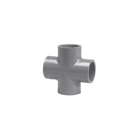 2" Cross PVC Sch. 80 Slip | 820-020