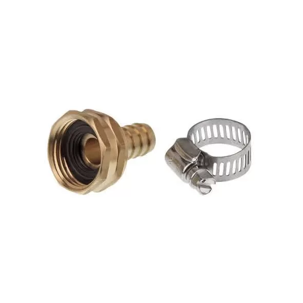 Aqualine Hose Repair Fitting Male Brass 1/2" | AQLBHR12M