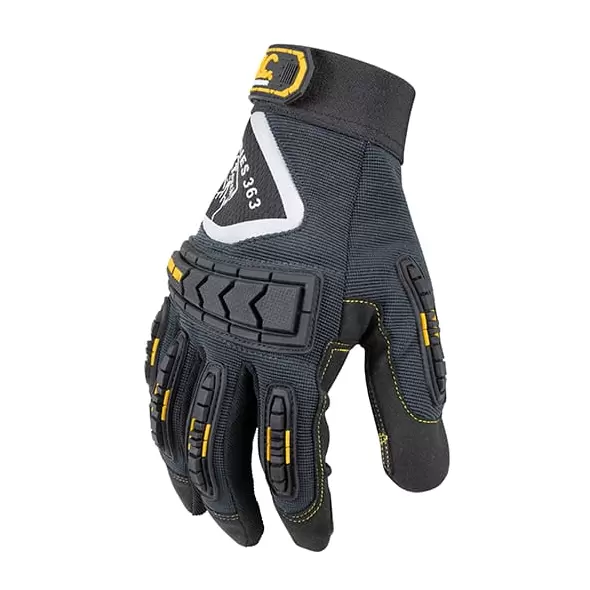 Gloves, Medium Knitted Synthetic Leather Palm Birdeye Mesh Fabric Back Elastic Cuff | 162M
