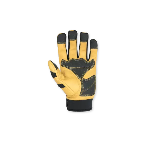 Gloves, Large Pvc Reinforced Palm Neoprene Cuff Lycra Finger Side Panel Leather Knuckle Wrist Cuff | 275L