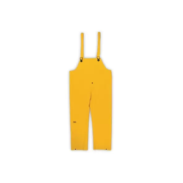 Rain Suit, Large Yellow Pvc With Polyester Backing | R101L