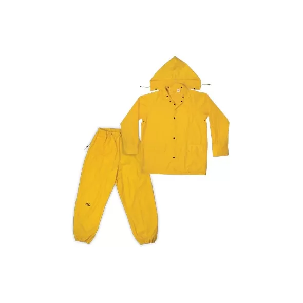 Rain Suit, Large Yellow Polyester | R102L
