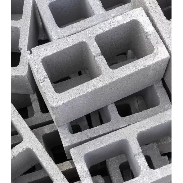 Shot Blast Stone Standard Gray, 8 x 8 x 16" | CONC-NW-STD-GRY-8816