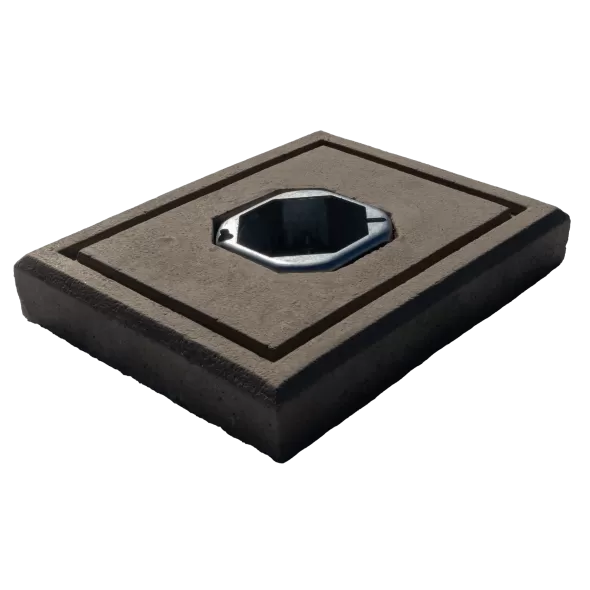 Boral Light Fixture, 10" x 8" x 1-3/4", Taupe Cultured Stone | Csb8588943