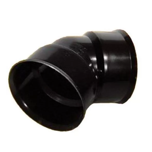 Elbow, 4" Bell x Bell HDPE Poly Water Tight, 45 Degrees | 0494WT