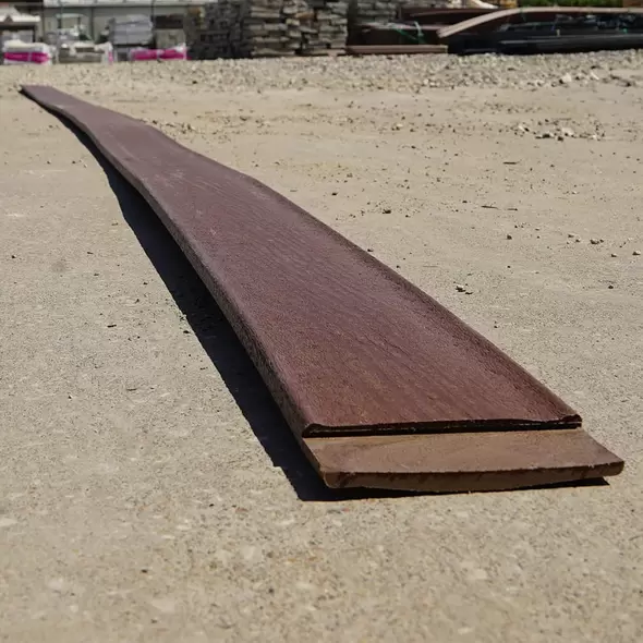 Plastic Landscape Edging, Redwood Benda Board 1" x 6" x 20' | 100036730