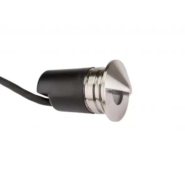 FX VO Wall Light Round 1-LED Stainless Steel | VOZD1LEDRDSS