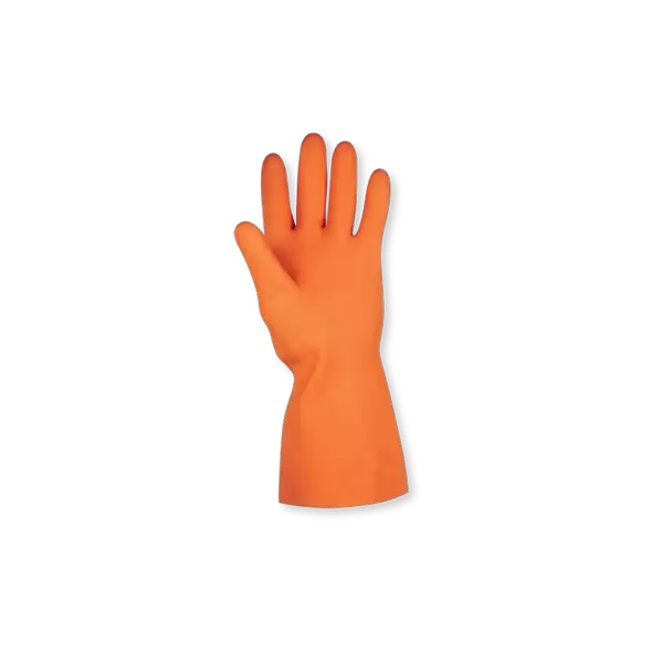 Gloves, Large Orangegauntlet Cuff Embossed | 2308L