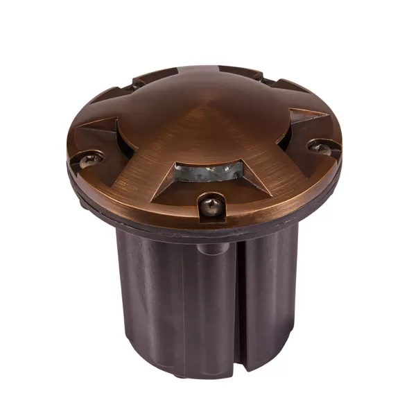 Alliance Mr16 Lamp Base Pvc Housing 60" Wire Lead 310 Lumens 5W Led Lamp Brass Shroud With 360 Degrees Light Output And Clear Lens | AOLGL390LED5W