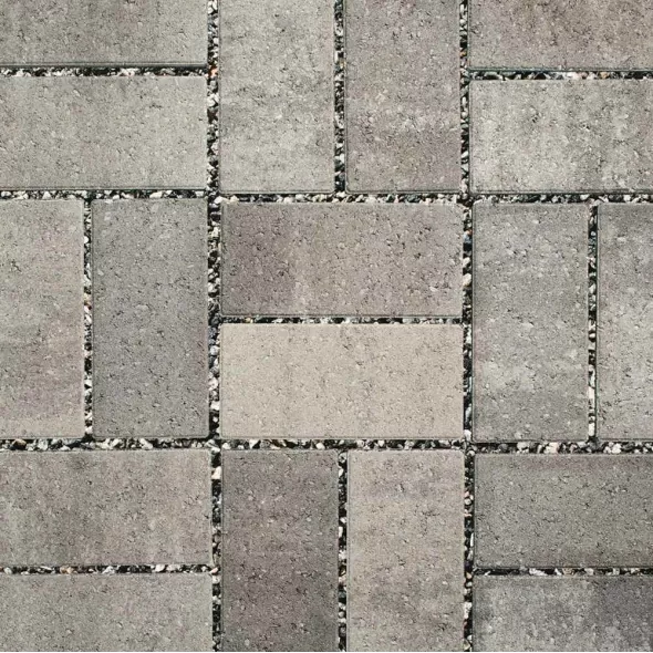 Aqualine Pedestrian Vehicular Traffic Paver, 4-1/2" x 9" x 3-1/8", Gray/Granite | 10300192