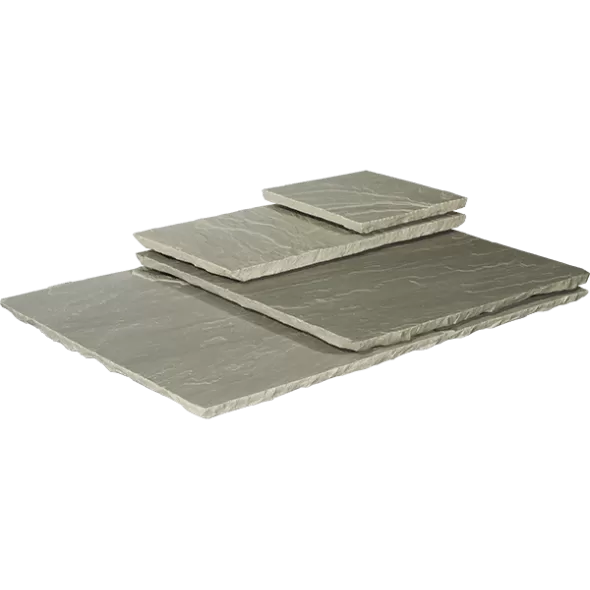 Castle Gray Flagstone Chiseled 7/8" Thick N/C Edges-Chiseled 40 Ea/ Pallet 240 Sf/ Pallet 23.5" X 35.5" X .875" | 24361C