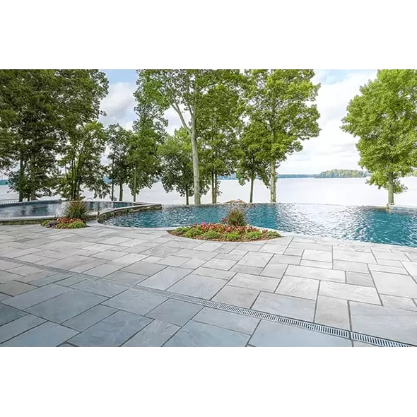 Castle Gray Flagstone Chiseled 7/8" Thick N/C Edges-Chiseled 40 Ea/ Pallet 240 Sf/ Pallet 23.5" X 35.5" X .875" | 24361C