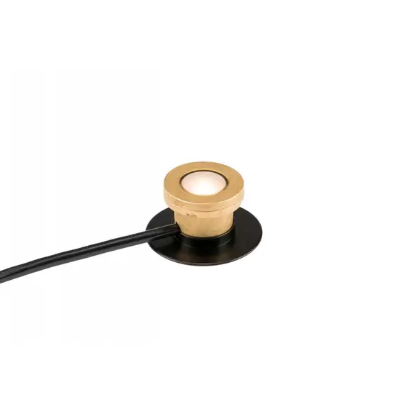 FX LP Horizontal Underwater Light Brass Housing Natural Brass 9.1W 2700K LED | LPZDCHZ30BS
