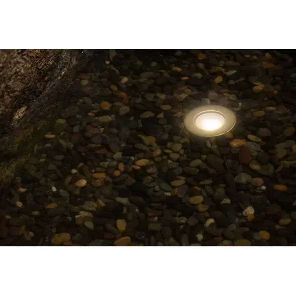 FX LP Horizontal Underwater Light Brass Housing Natural Brass 9.1W 2700K LED | LPZDCHZ30BS