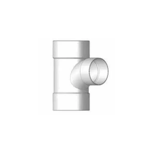 Sanitary Tee, 8" Hub x Hub x Hub PVC Solvent Weld SDP | 8P09