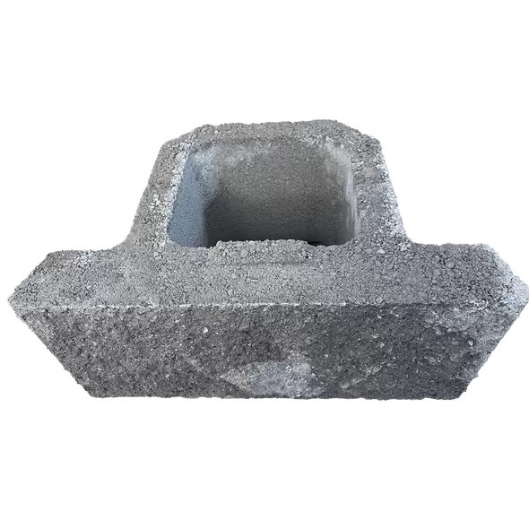 Premier Premium Retaining Wall, 8" x 18" x 12", Gray |Premier 8 (12 D)-Grey