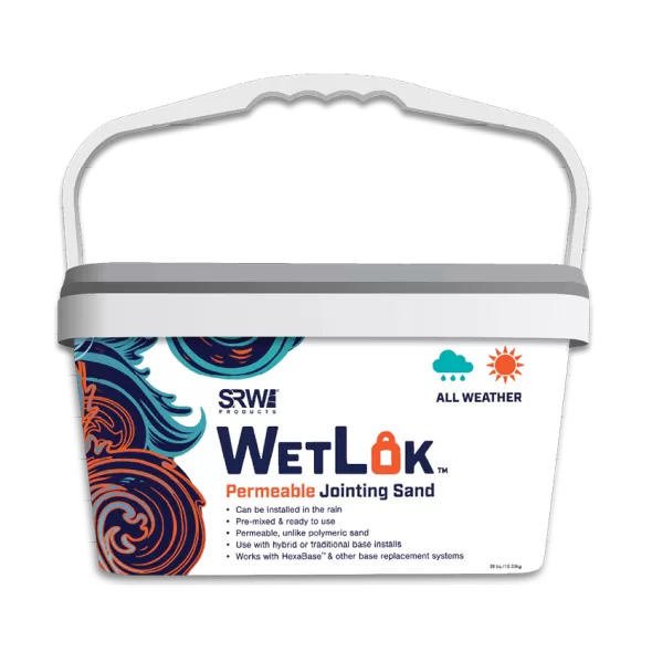 SRW Wetlok Permeable Joint Sand Tan 65 Tubs/ Pallet, 36 Lb | WETLOK TAN 36