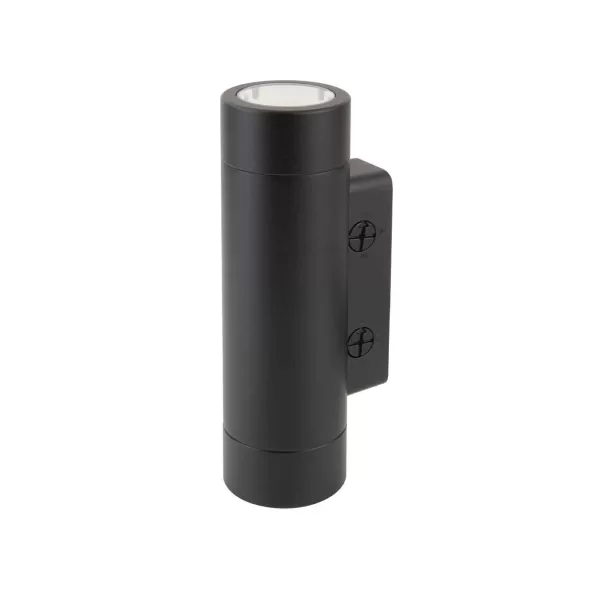WAC Estrella Tall LED Cylindrical Wall Sconce 12V, Black | 3611-27/30/40BK