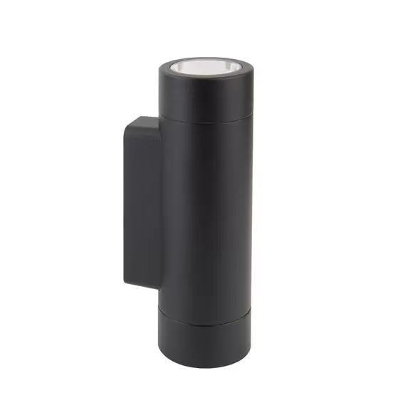 WAC Estrella Tall LED Cylindrical Wall Sconce 12V, Black | 3611-27/30/40BK