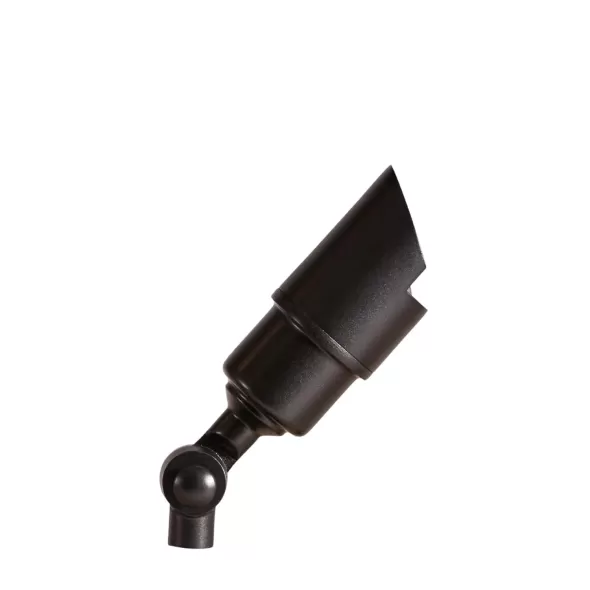 Alliance Up Bullet Mr16 Base No Lamp Bullet Light - Cast Brass - Black Finish | BL115-BLK