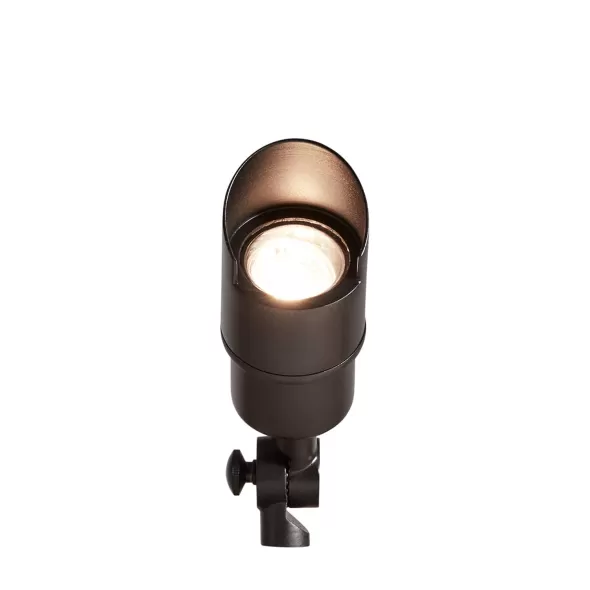 Alliance Up Bullet Mr16 Base No Lamp Bullet Light - Cast Brass - Black Finish | BL115-BLK