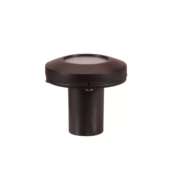 Alliance Outdoor Lighting Brass Mini Light W/ Integrated LED, Black 2-1/4"