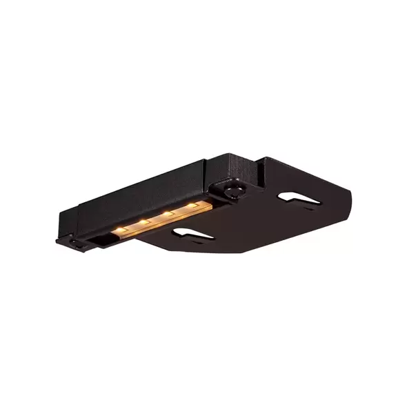 Alliance Strip W/ Faceplate Black 4" Length, No Lamp, Black Construction And 10' Wire Lead | SL65-LED-BLK