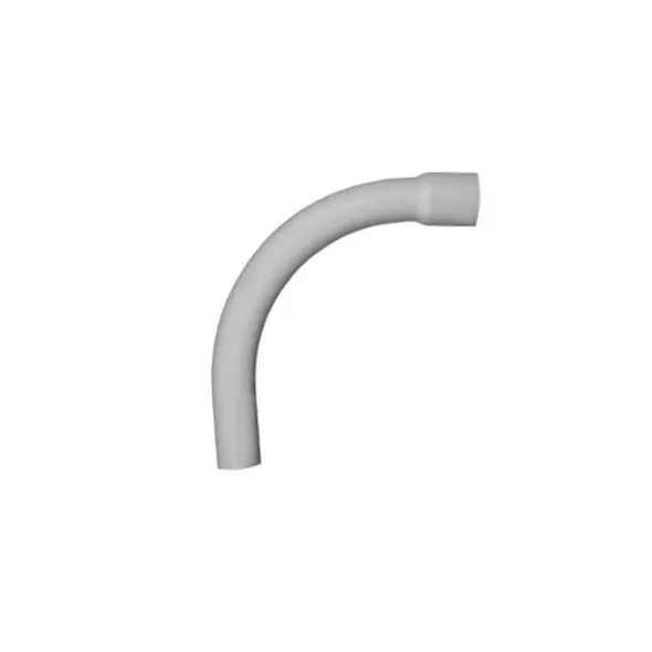 Electrical Conduit, 2" x 48" Bell End PVC 90 Degrees, Sweep | 206-020-48