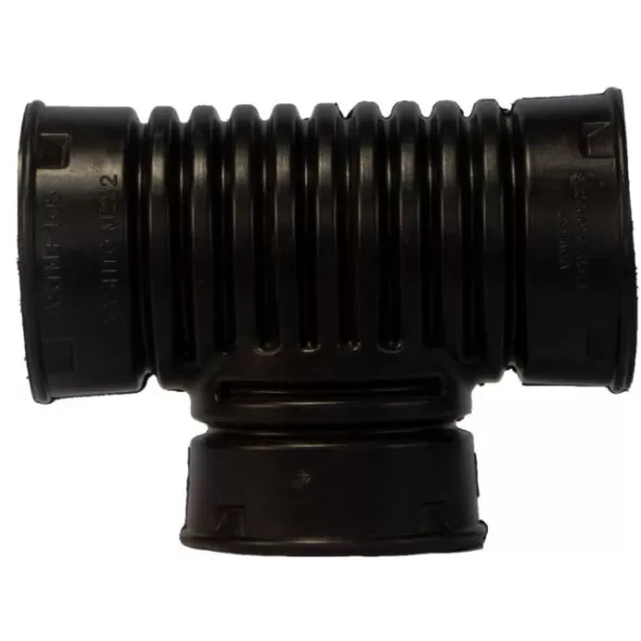 Straight Tile Tee, 4" x 4" HDPE Single Wall | 11004-SN