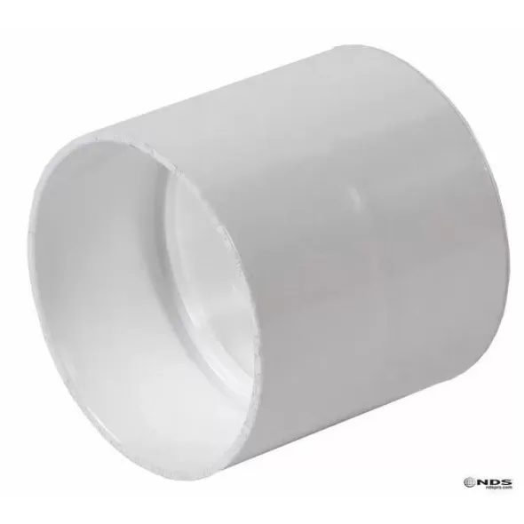 Repair Coupling, 3"Hub White PVC