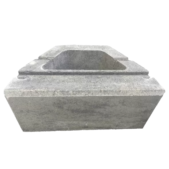Techo G-Force Wall Shale Gray 8" X 12" X 18" X 9" | 003453