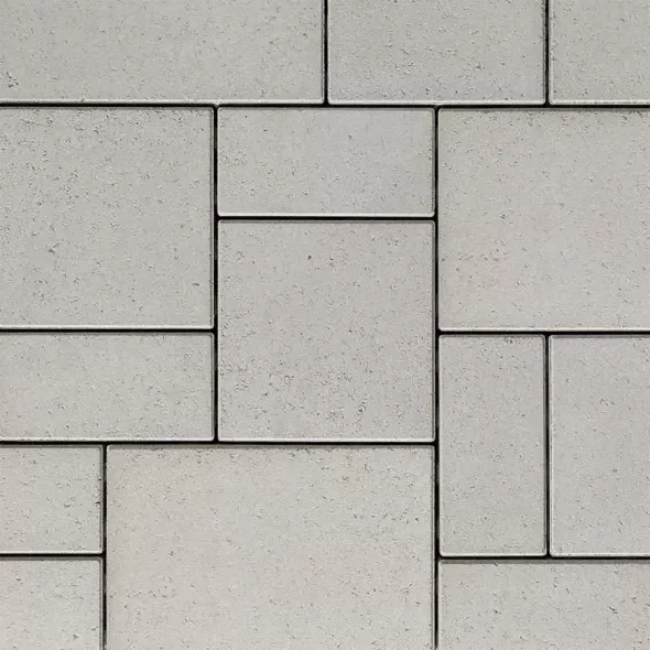Blu 60 Smooth Contemporary Slab, Grayed Nickel, (6-1/2, 13, 19-1/2) X 13 X 2-3/8" |  007612