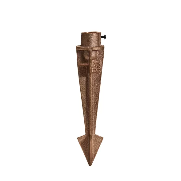 Alliance Uplight No Lamp Adjustable Mr16 Wire Lead 25' 8.5" Ground Stake Sand CAST Bronze 8-1/2” | HSC-BL1