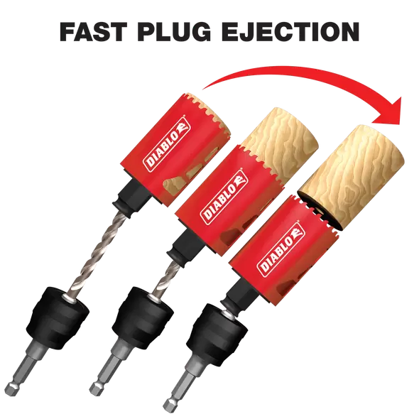 Diablo 11 Piece Bi-Metal Hole Saw Set