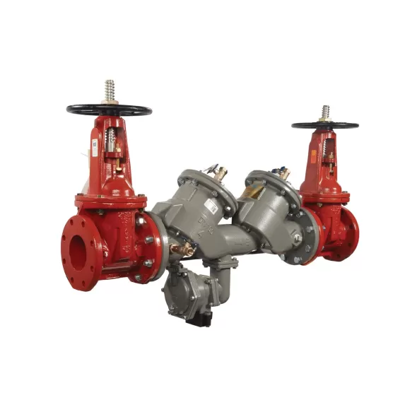 Febco LF860-NRS-FS Reduced Pressure Zone Assembly Backflow Preventer NRS Shutoff w/ Flood Sensor Large Diameter Lead Free Ductile Iron 4" | F122934