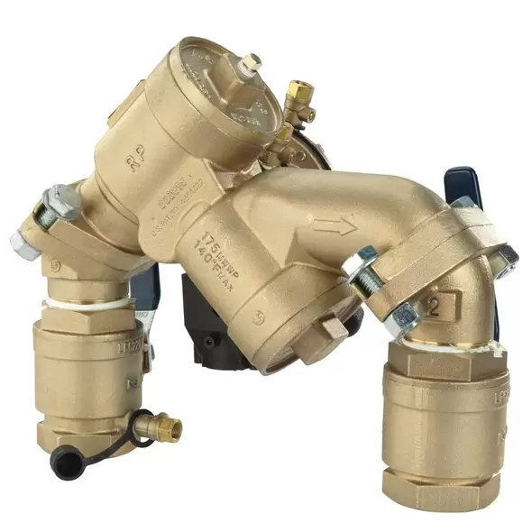 Febco Reduced Pressure Zone Backflow Preventer Assembly, LF 1-1/2" Flanged Joint | F683013