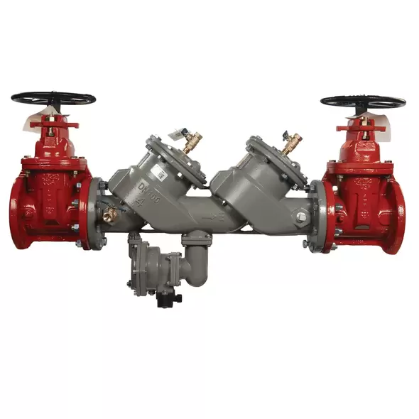 Febco Reduced Pressure Zone Backflow Preventer Assembly, LF 3" Flanged Joint | F683105