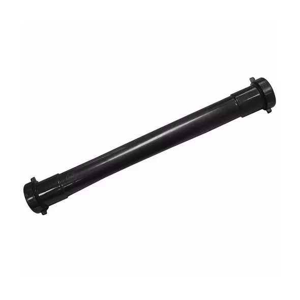 1-1/2" x 16" Black Plastic Slip Joint Extension Tube | P39018