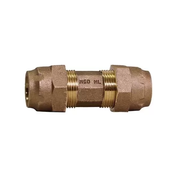 Coupling, 3/4" x 3/4" Ranger x Ranger Brass Lead Free | 5196-002