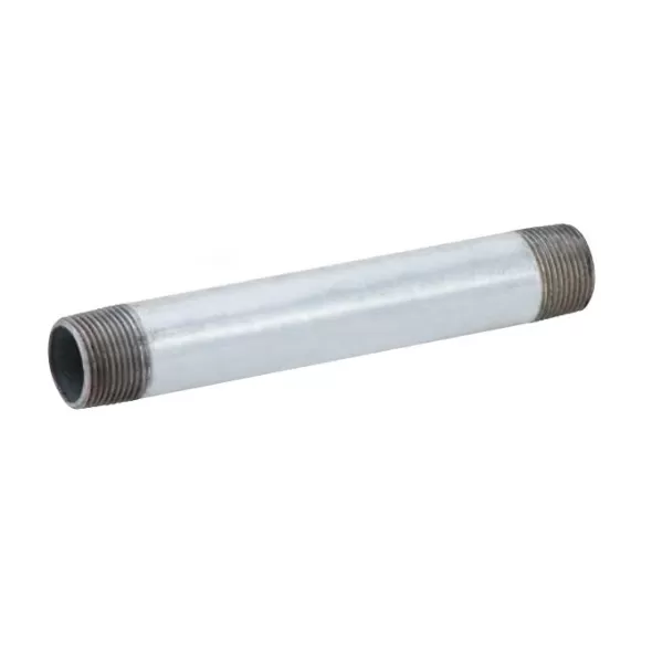 Galvanized Nipple, 1" Threaded Galvanized Sch 40 | 201-060810